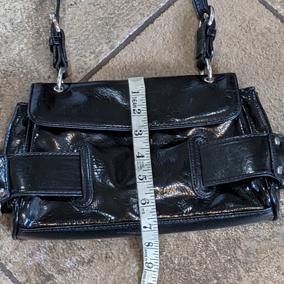 Naturalizer Y2K Faux Patent Leather Mini Shoulder Bag Black - Picture 13 of 16